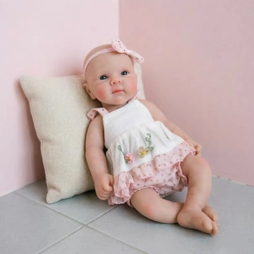 Reborn Baby Doll - 8 Inch Silicone Girl Ages 3+