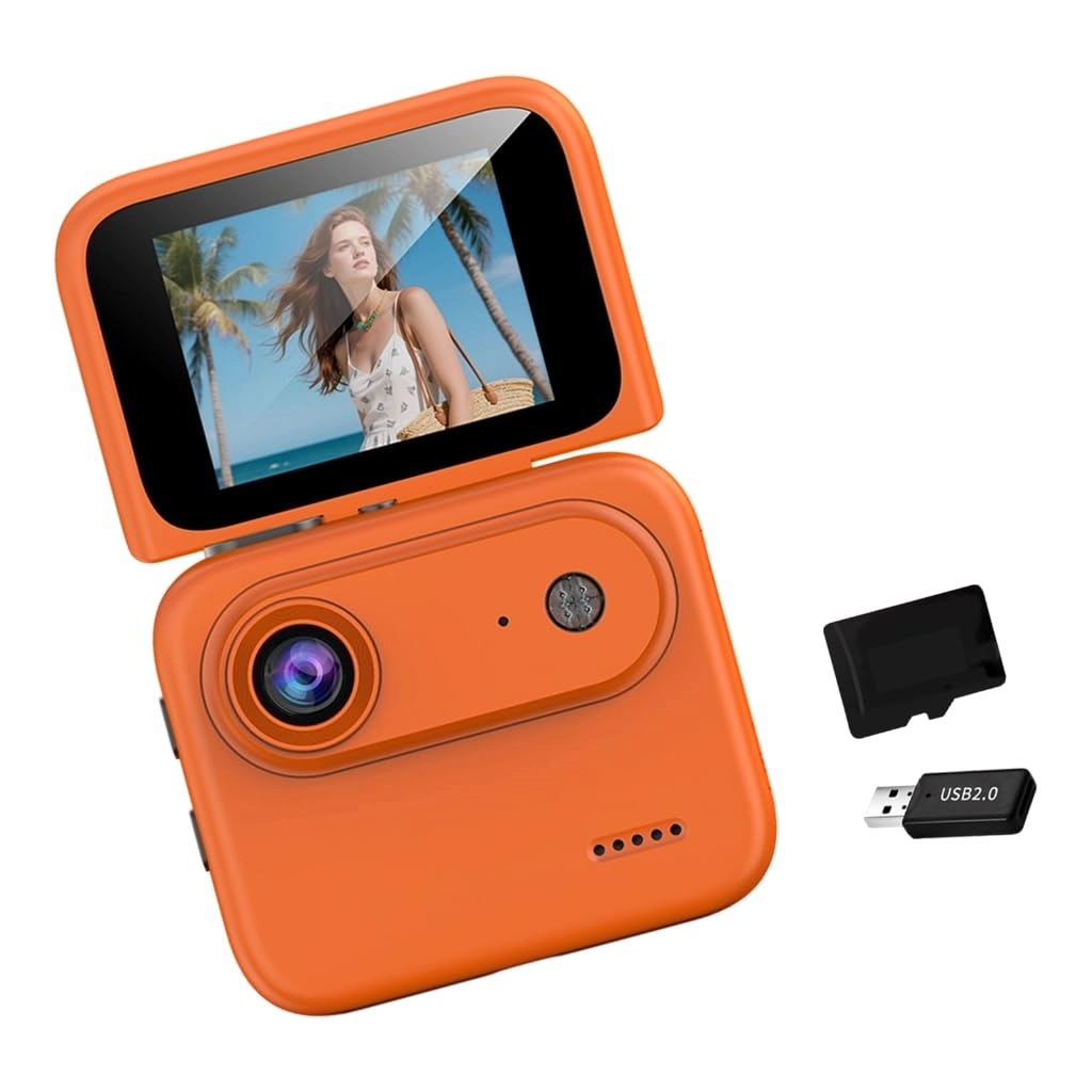 Flip Screen Sports Camera - 32GB 64GB 4K