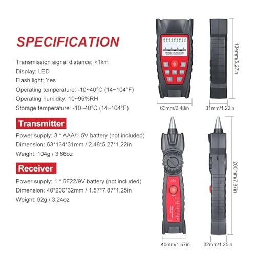 NF-300 - RJ45 RJ11 BNC USB open short crossover crosstalk