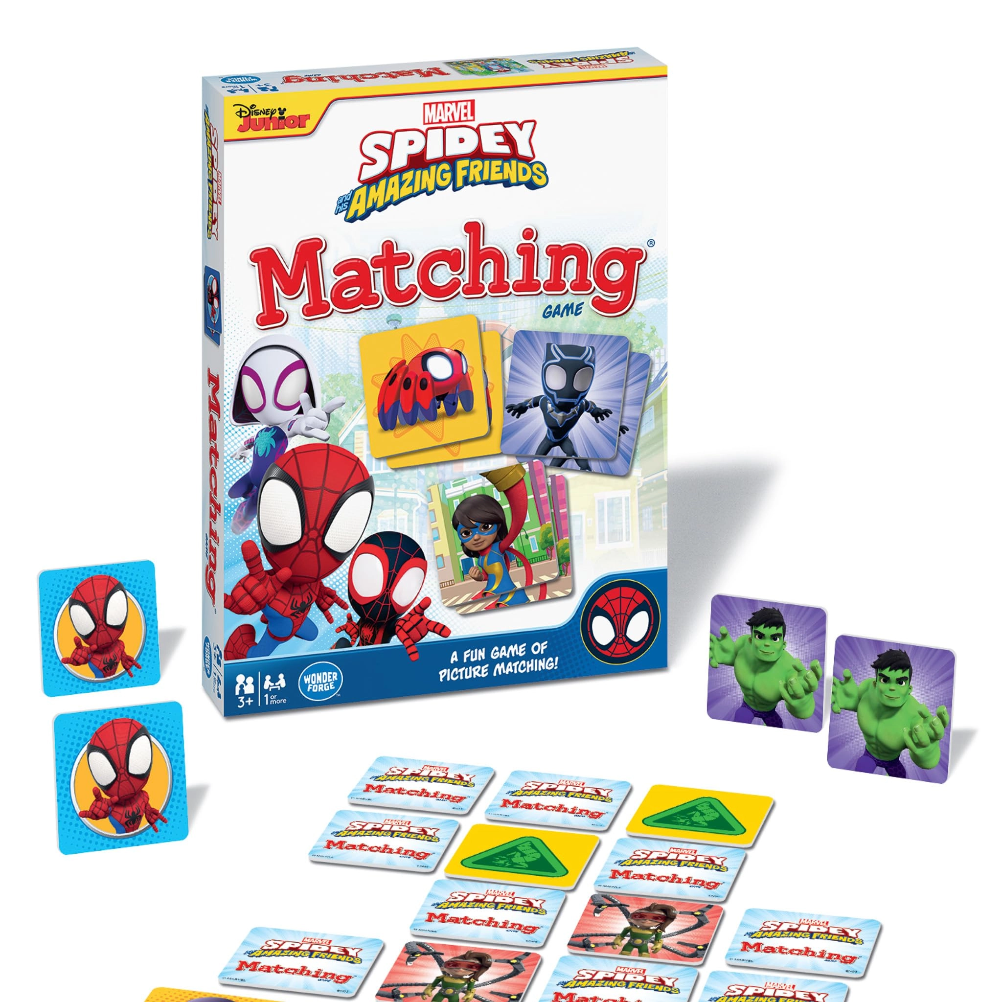 Ravensburger Marvel Spidey and His Amazing Friends Matching Game - 3+ 72 pieces