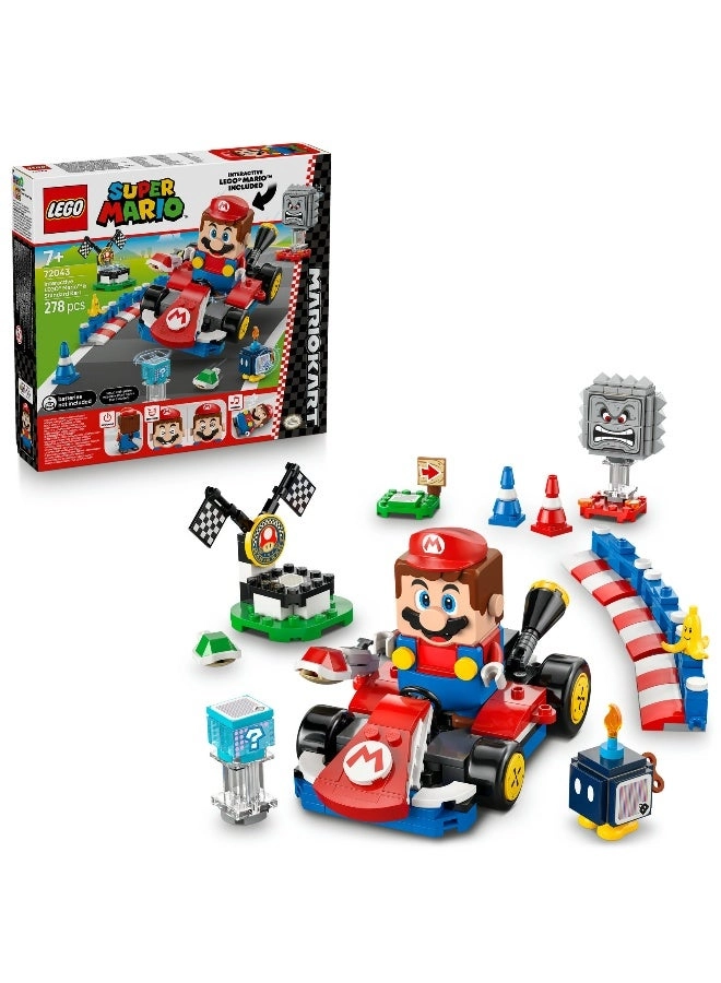 Super Mario LEGO Interactive Mario & Standard Kart (72043) - 3 Figures Toy Race Course