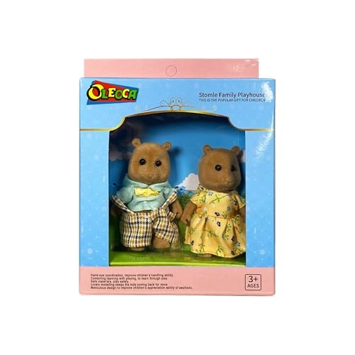 Family Brown Squirrel Figures - 3+ Harvey & Hazel 2