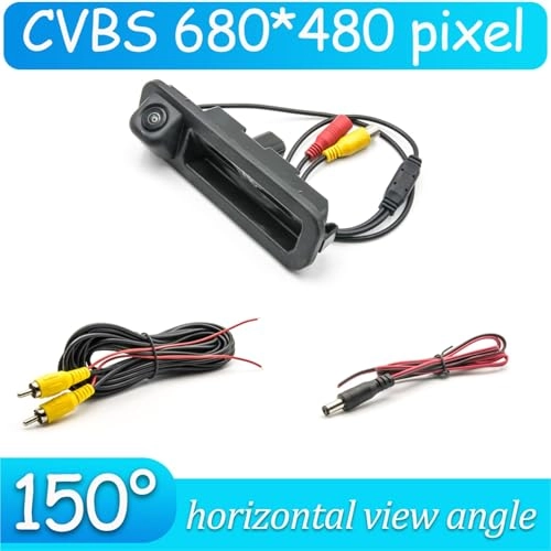 Trunk Handle Rear View Camera - Night vision AHD CVBS 680x480
