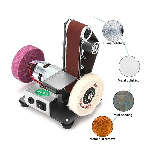 Mini Belt Sander - 7 Variable Speed 10 Sanding Belts