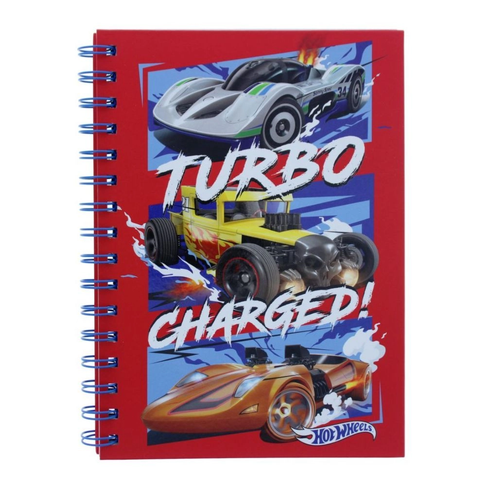BLUEPRINT COLLECTIONS Hot Wheels A5 Spiral - Lined 80 Sheets