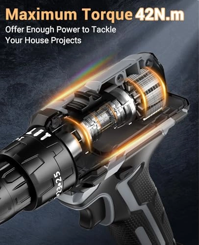 Cordless Drill Driver - 2000 Milliamp Hours