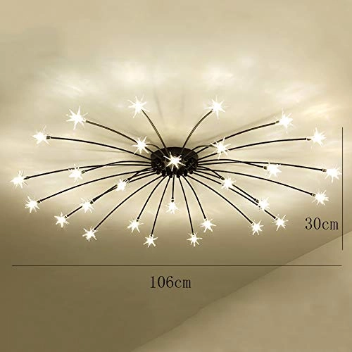 Nordic Art Stars Ceiling - G4 21 head Black and white light