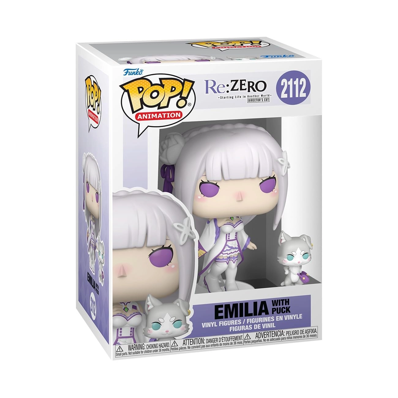 FUNKO Emilia + Puck - Re:ZERO – Starting Life in Another World (B0DYJXVLDC)