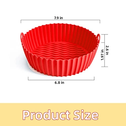 Air Fryer Liner - High Quality Silicone 3 Pack