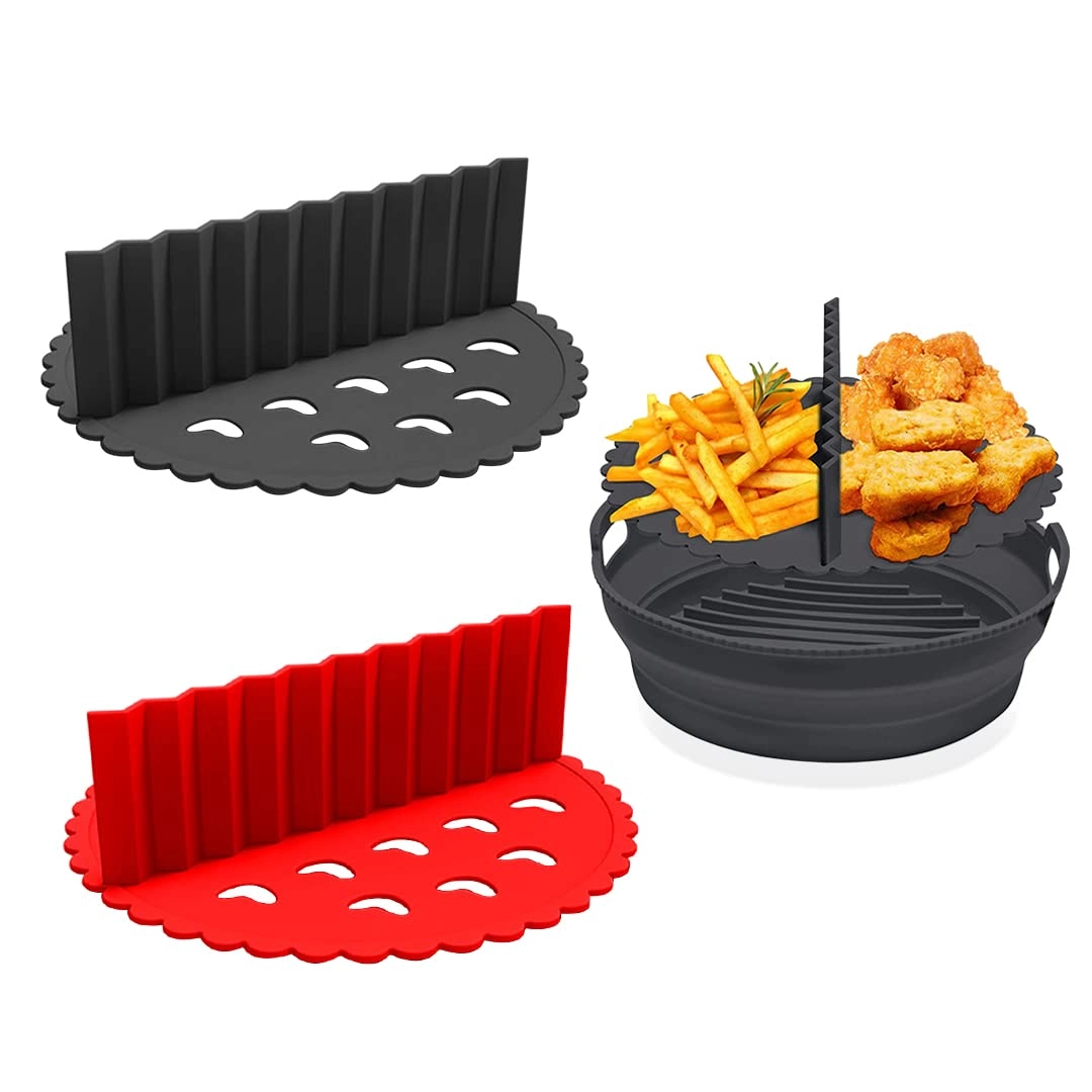 Zayookey Air Fryer Liners Divider - Silicone 2 Pack