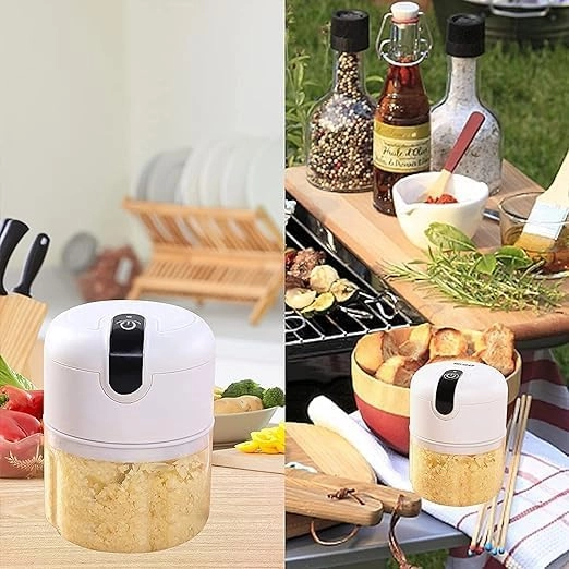 Mini Electric Garlic Chopper - 250ml 37W