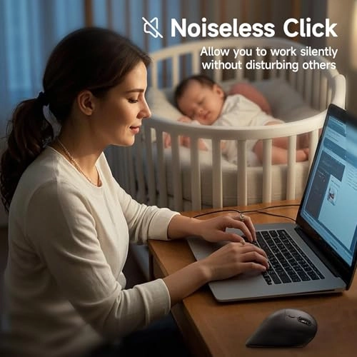 Multi Device Ergonomic Vertical Mouse - Bluetooth