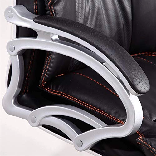 Desk Chair - PU Leather Brown High Back