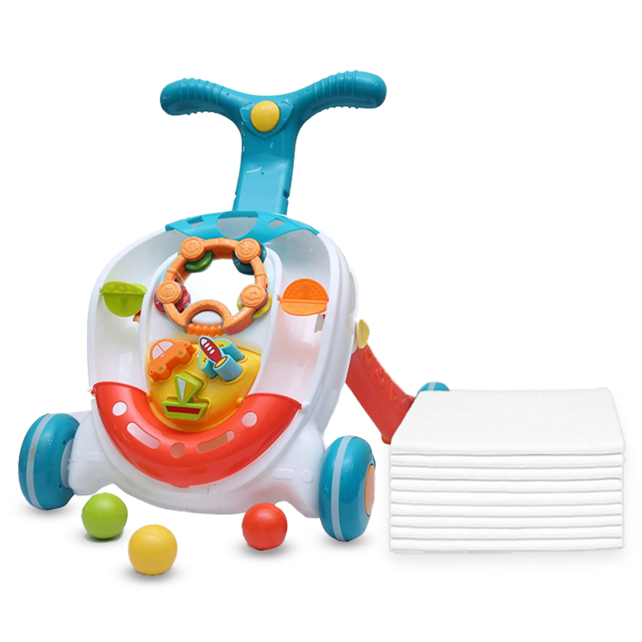 Star Babies Rolling Ball Walker - Light And Music + Baby Drawing Mat