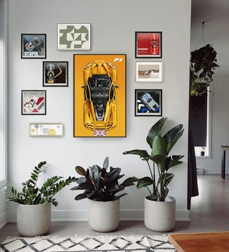 Lego Display Wallboard for Speed Champions Pagani Utopia Race Car 76915