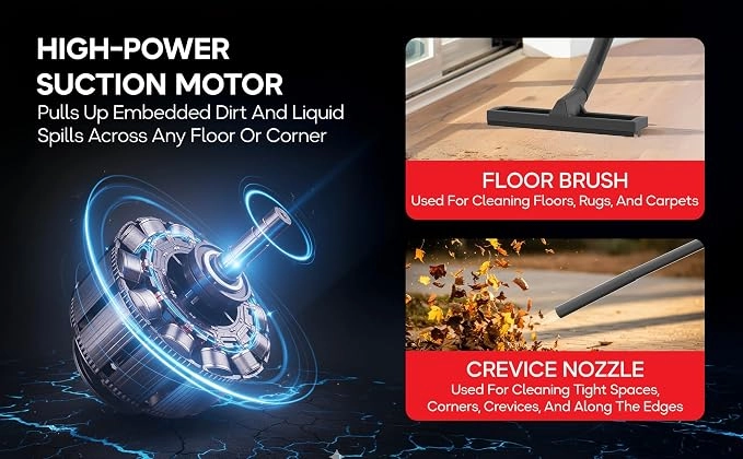 Wet Dry Vacuum Cleaner (K411F)