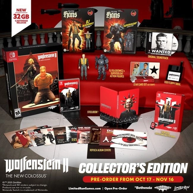 Wolfenstein II: The New Colossus Collector's Edition - Nintendo Switch