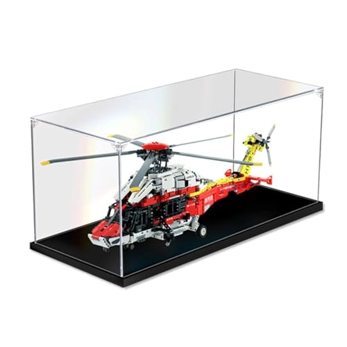 Acrylic Display Case for LEGO 42145 Airbus Rescue Helicopter - 3mm thickness