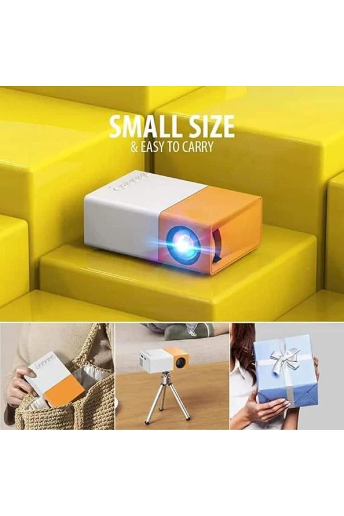 Mini Portable WiFi Projector 4" LCD Full HD