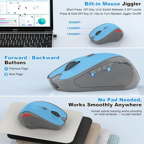 Rechargeable Silent Slim Mouse - Bluetooth