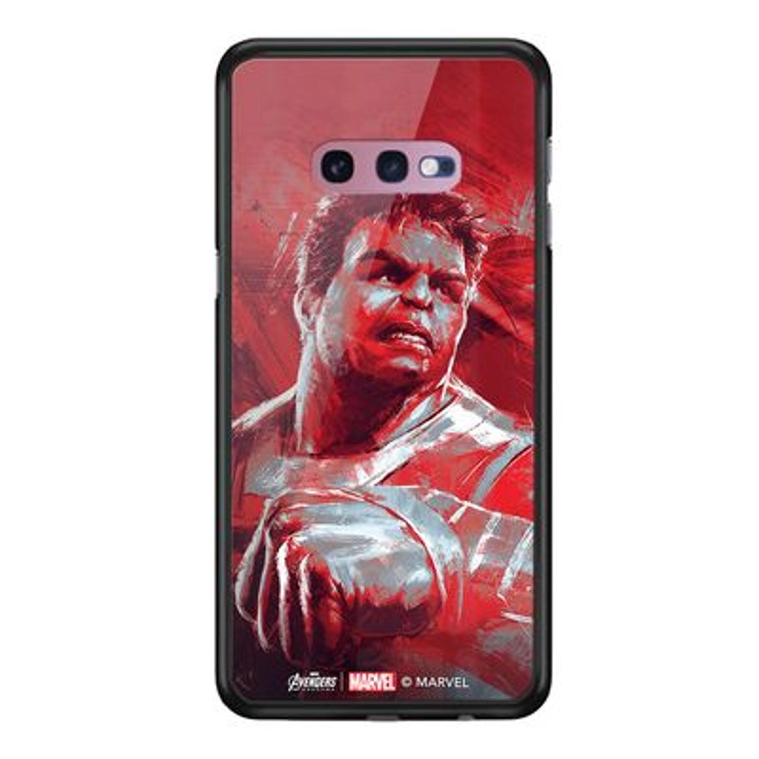 Wackylicious Red themed Hulk Back Case for Galaxy S10E