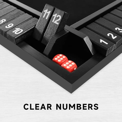 Shut The Box - Wooden 1-4 Player