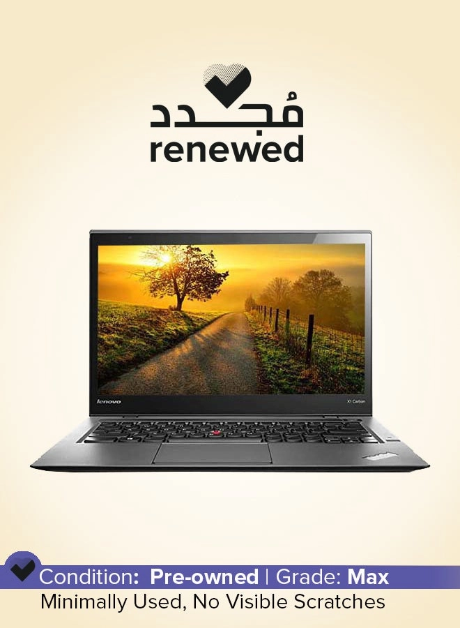 (Renewed) Thinkpad x1 Carbon - 14'' I5-4300U 8GB DDR3 256GB SSD