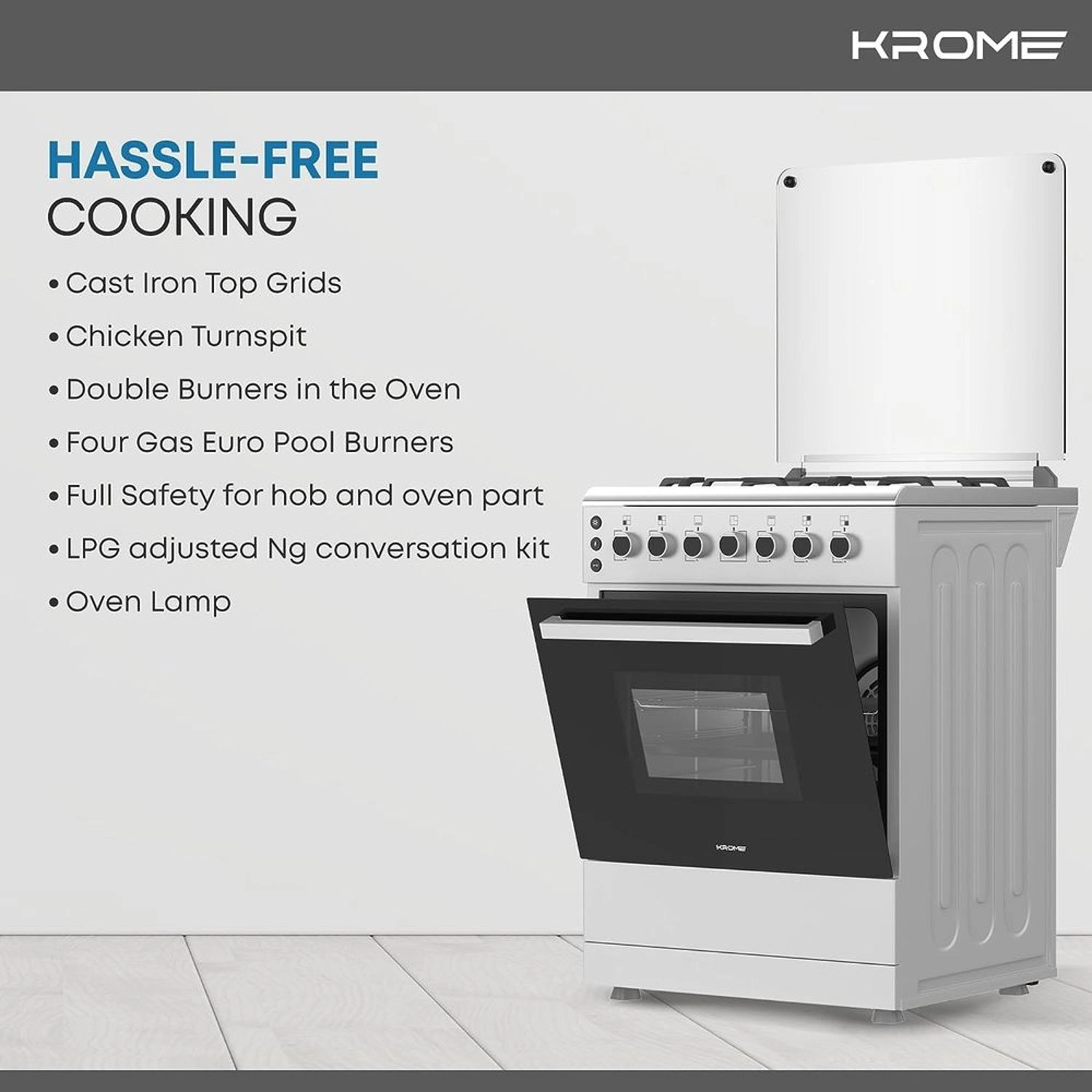 KR-CR6060 GAS Cooker