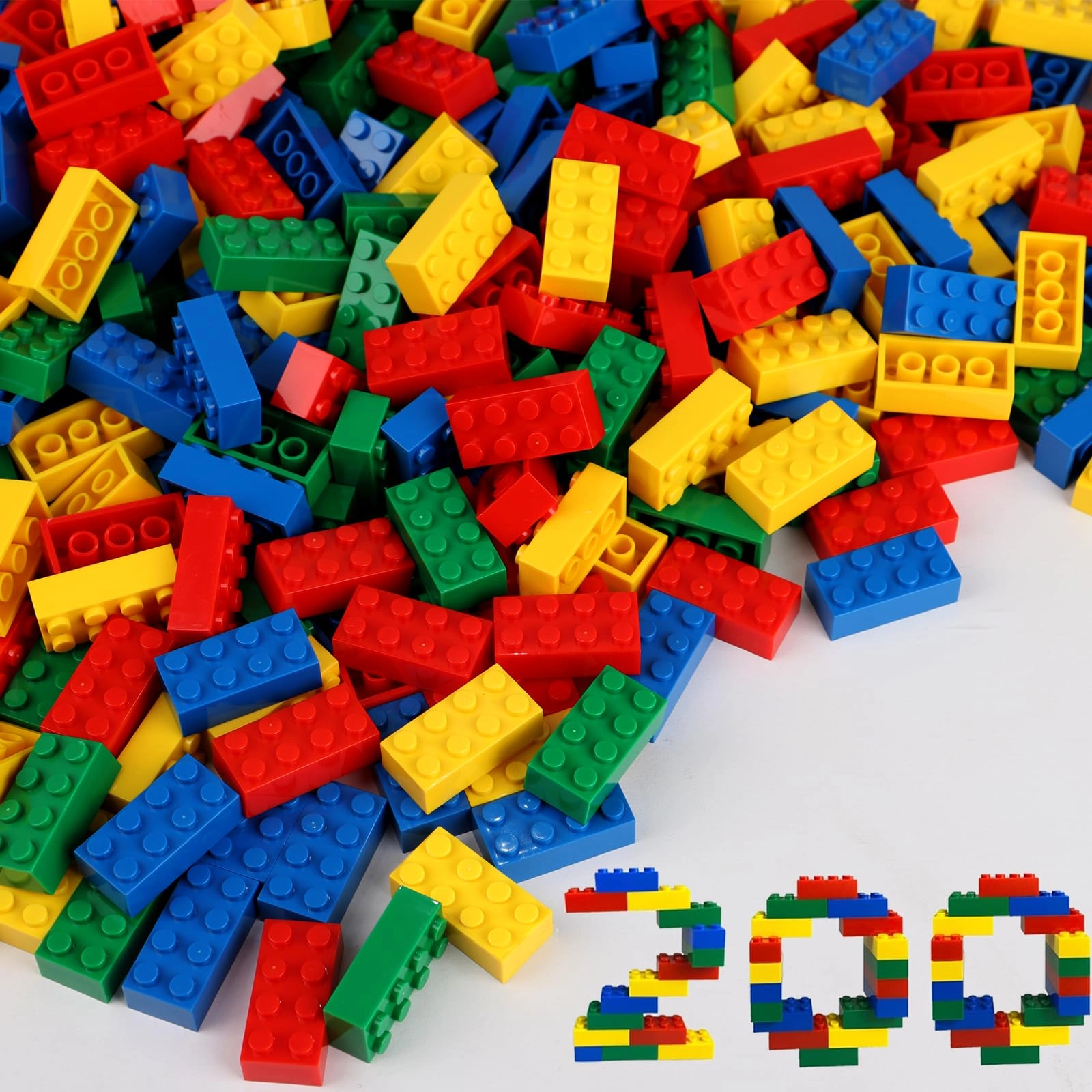HUIZDQ classic building blocks - 200 pcs