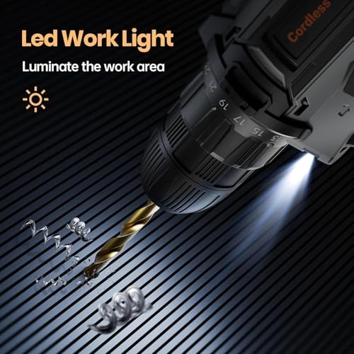 Cordless Drill Driver - 2000mAh