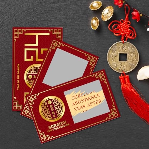 Dragon Scratch Off Lucky Card - 16 years and up 36 pieces