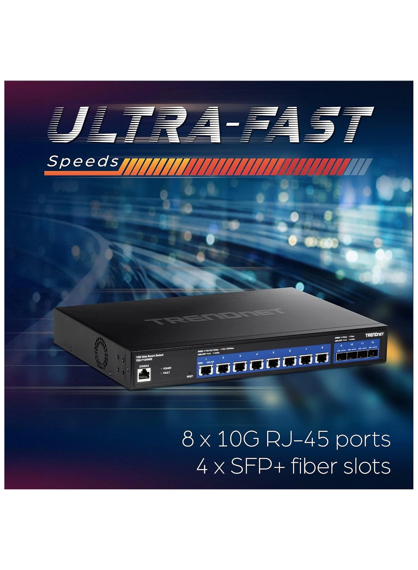 TEG-7124WS 12-Ports