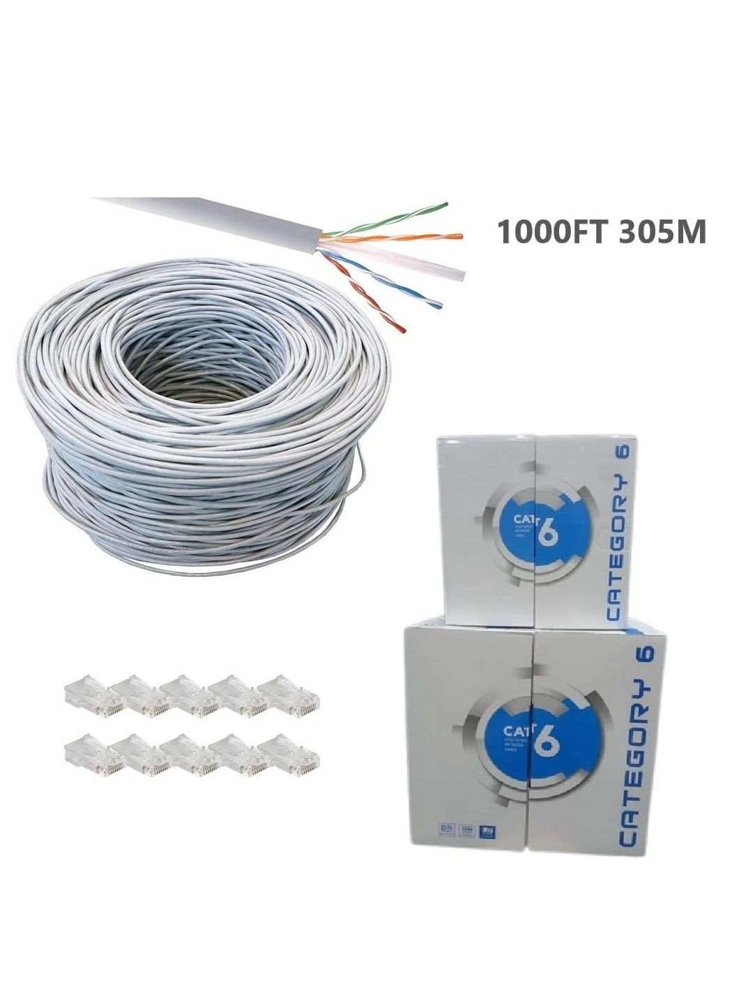 Cat 6 Ethernet Cable - 305 Meter 1000FT