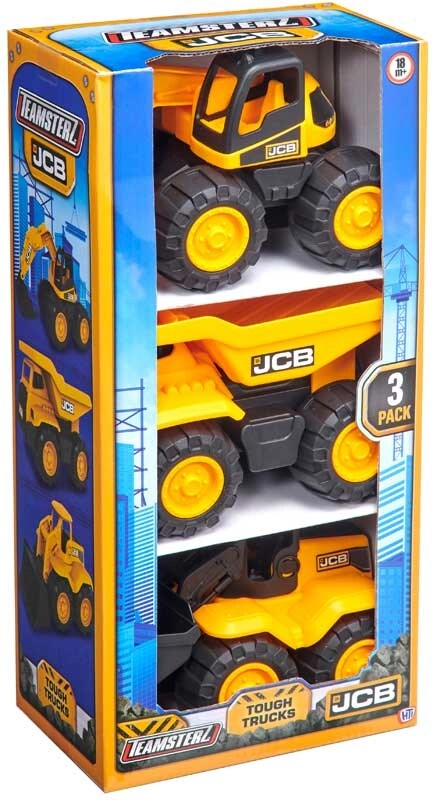 We Trade International JCB Mini Trucks - 7-inch 3pcs