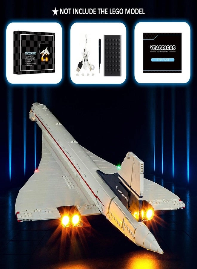 LED Light for LEGO 10318 Icons Concorde