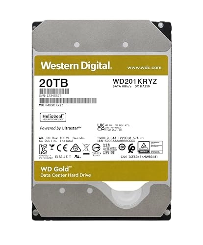 Gold Enterprise Class 3.5" 7200rpm 512MB SATA 6Gb/s (WD201KRYZ-SPBBDB0) - 20TB