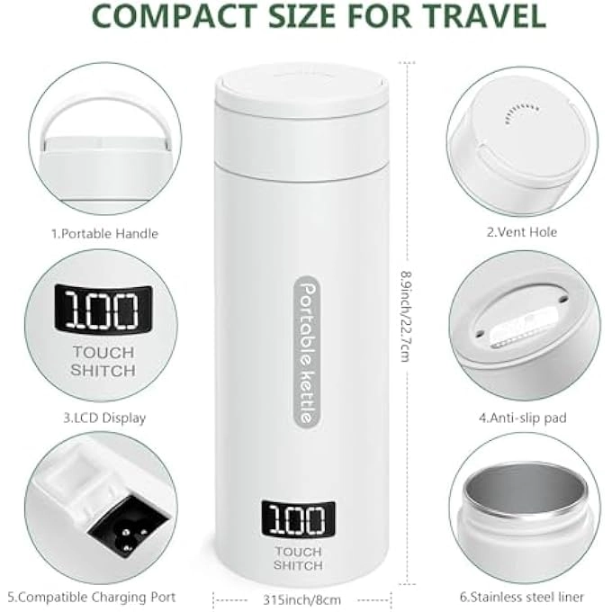Portable Travel Electric Kettle