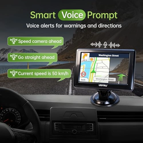 GPS Navigator for Trucks North American Q5-1 - 5 inch Free Lifetime Map Updates