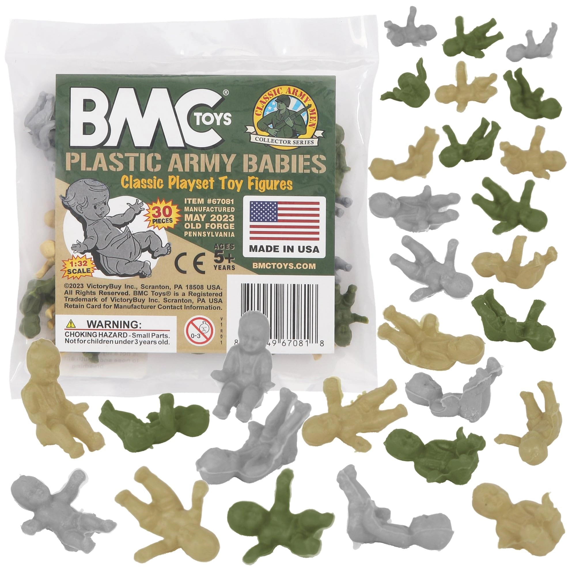 BMC Toys Classic Plastic Army Babies (BMC-67081) 30 pcs