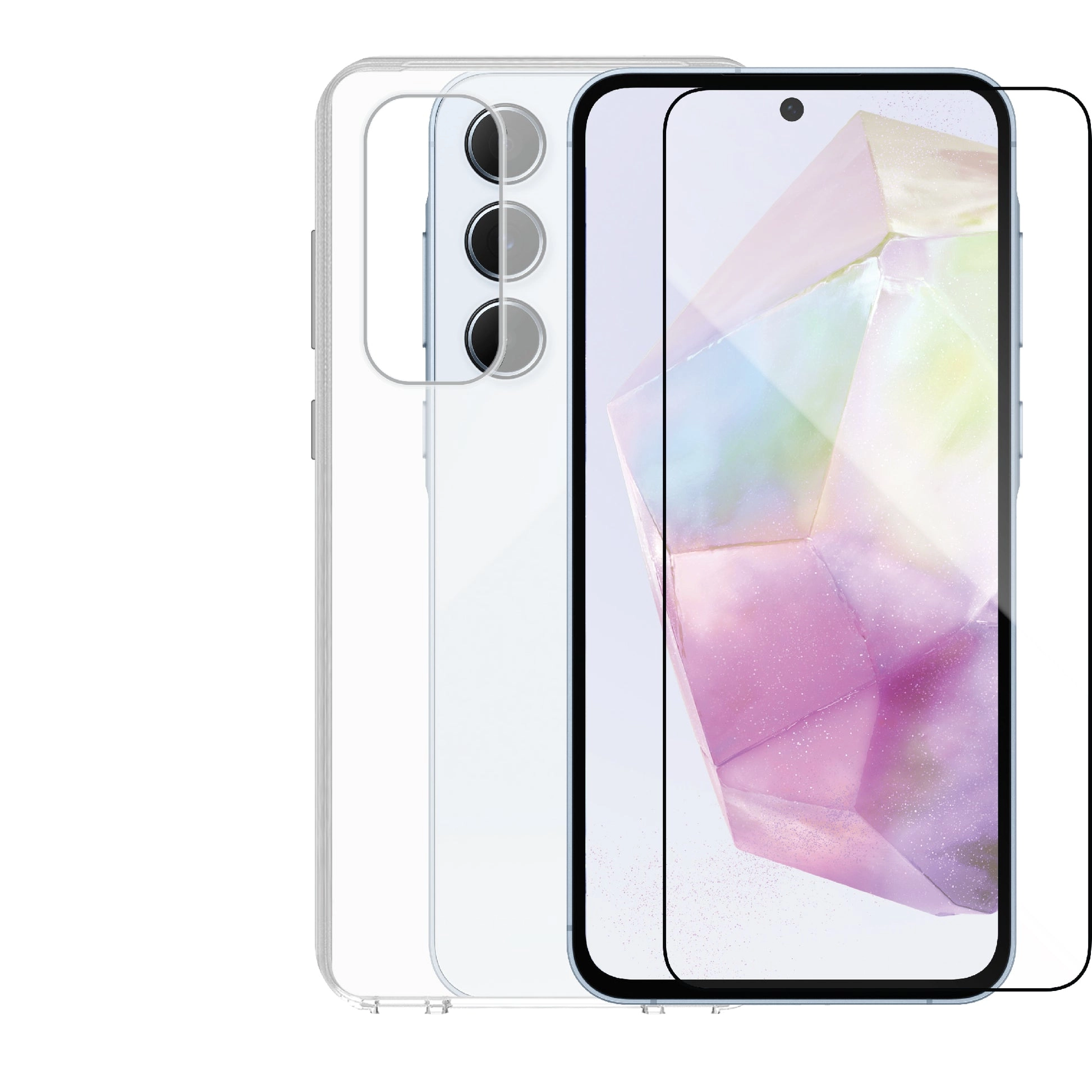 IGBA35 Clear Case with Screen Protector for Samsung Galaxy A35