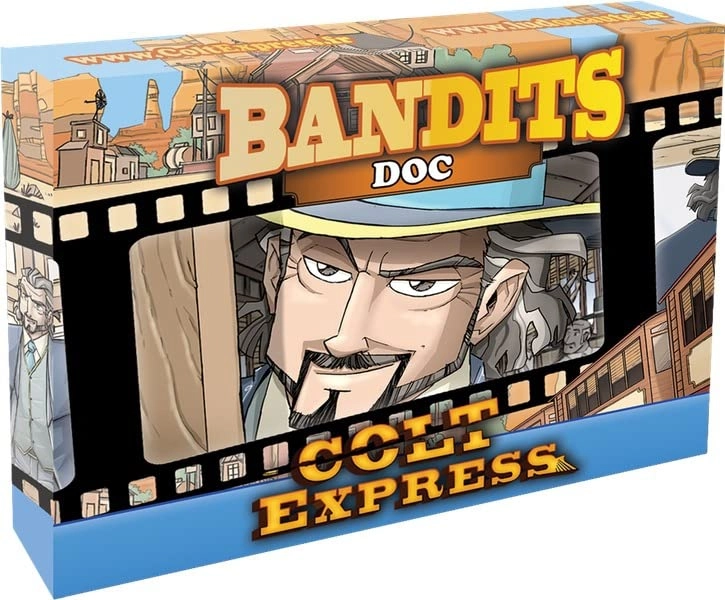 Colt Express: Happy 10th Birthday Expansion + Colt Express: Bandit Mini Expansions - Doc Django + Bottle Opener