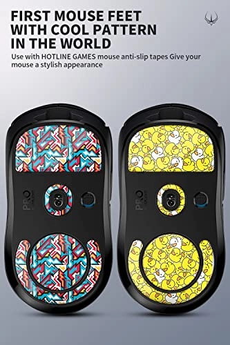 5.0 Colorful Mouse Feet Skates - Ultra Transparent PTFE for G Pro X Superlight Wireless