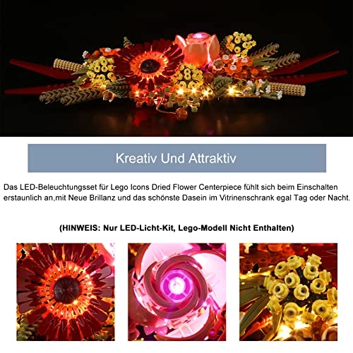 LED Light Set for LEGO 10314 - Red Battery Powered