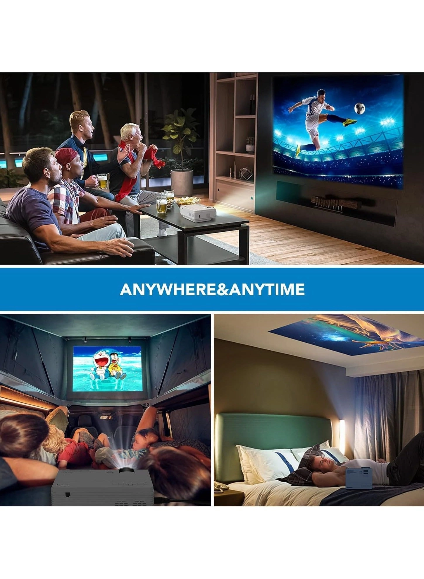 Video Projector vp-01 400 lm