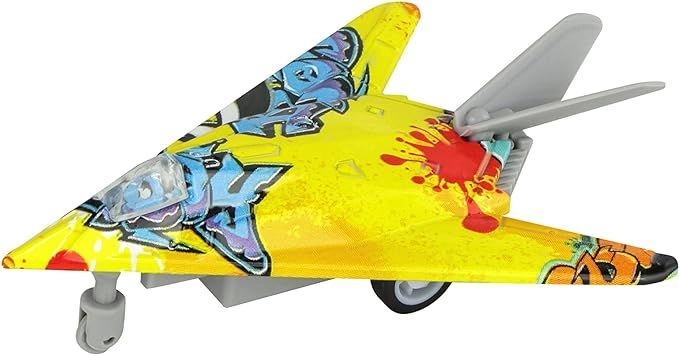 Everyday Pull Back Fighter Aircraft - 1pc