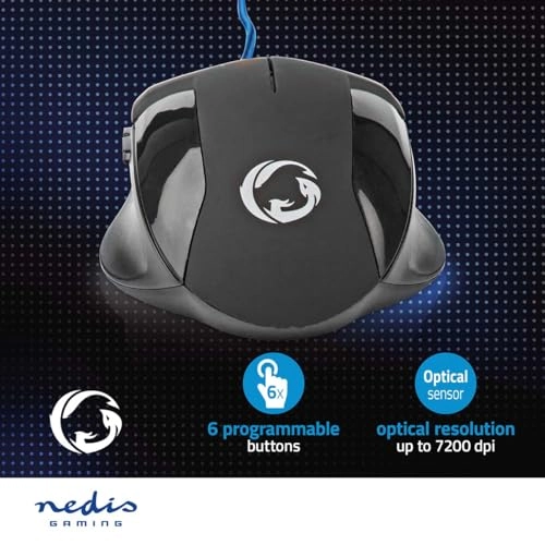 GMWD110BK Gaming Mouse - Wired