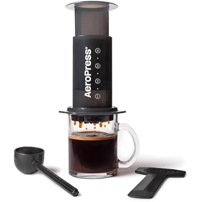 AeroPress 3In1 Brewing Technology - Portable Lightweight 10Oz