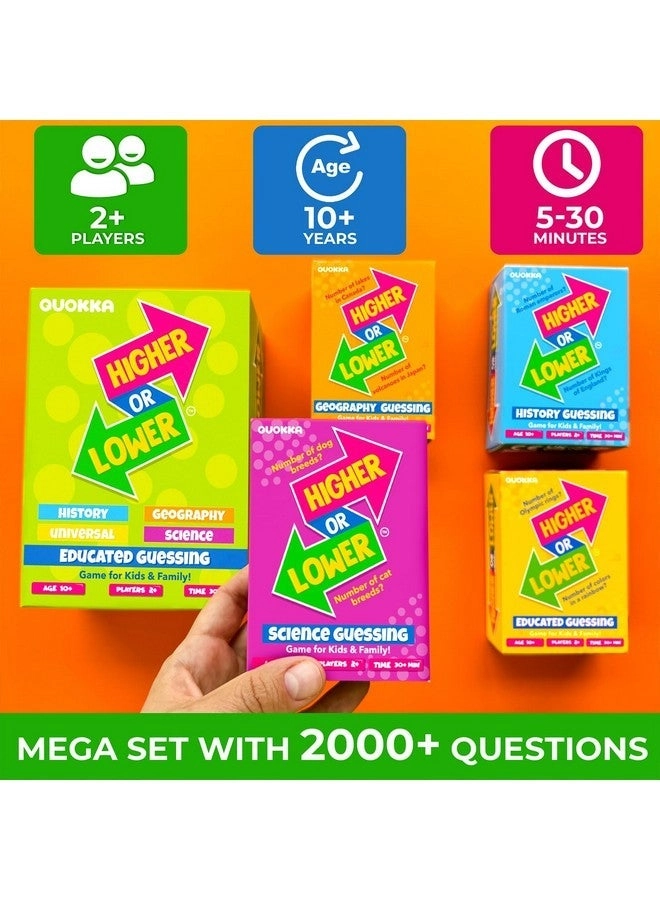 Higher or Lower - 4xSet Card Game