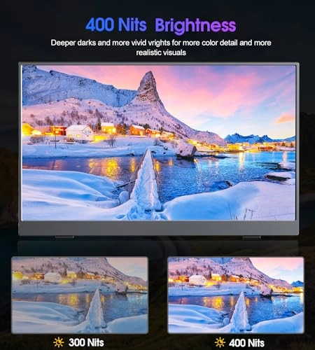 Portable Monitor - 1080P FHD 15.6''