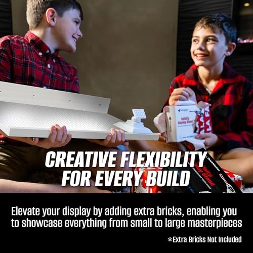 Building Brick Display Shelves - Wood Plastic